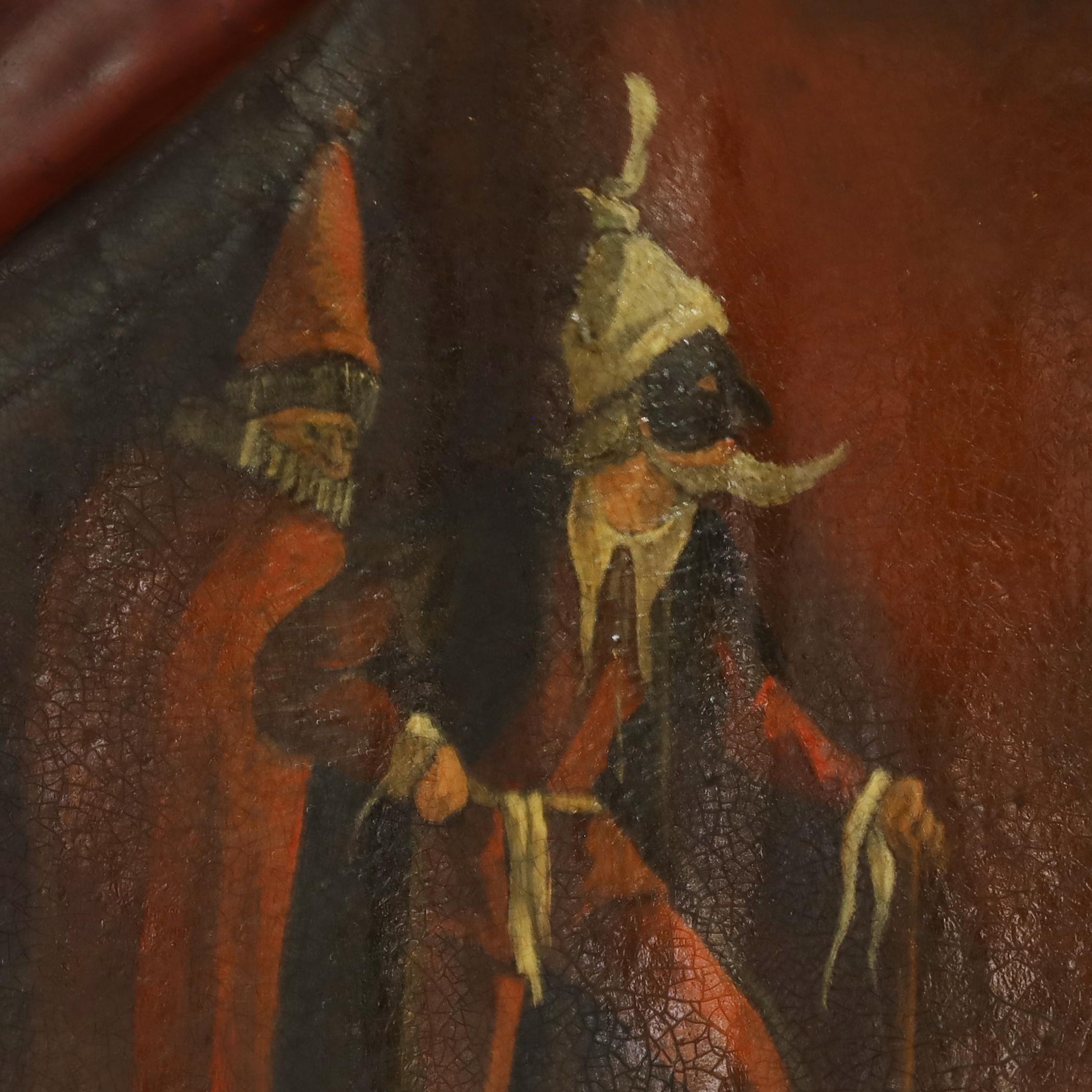 Fait main Paire de peintures à l'huile vénitiennes de Sergio Boldrin