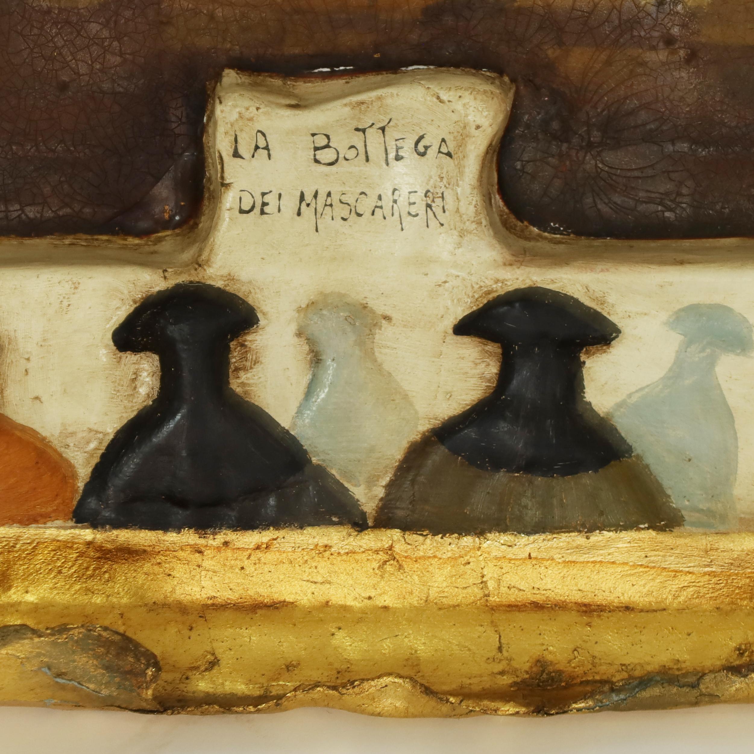 20ième siècle Paire de peintures à l'huile vénitiennes de Sergio Boldrin