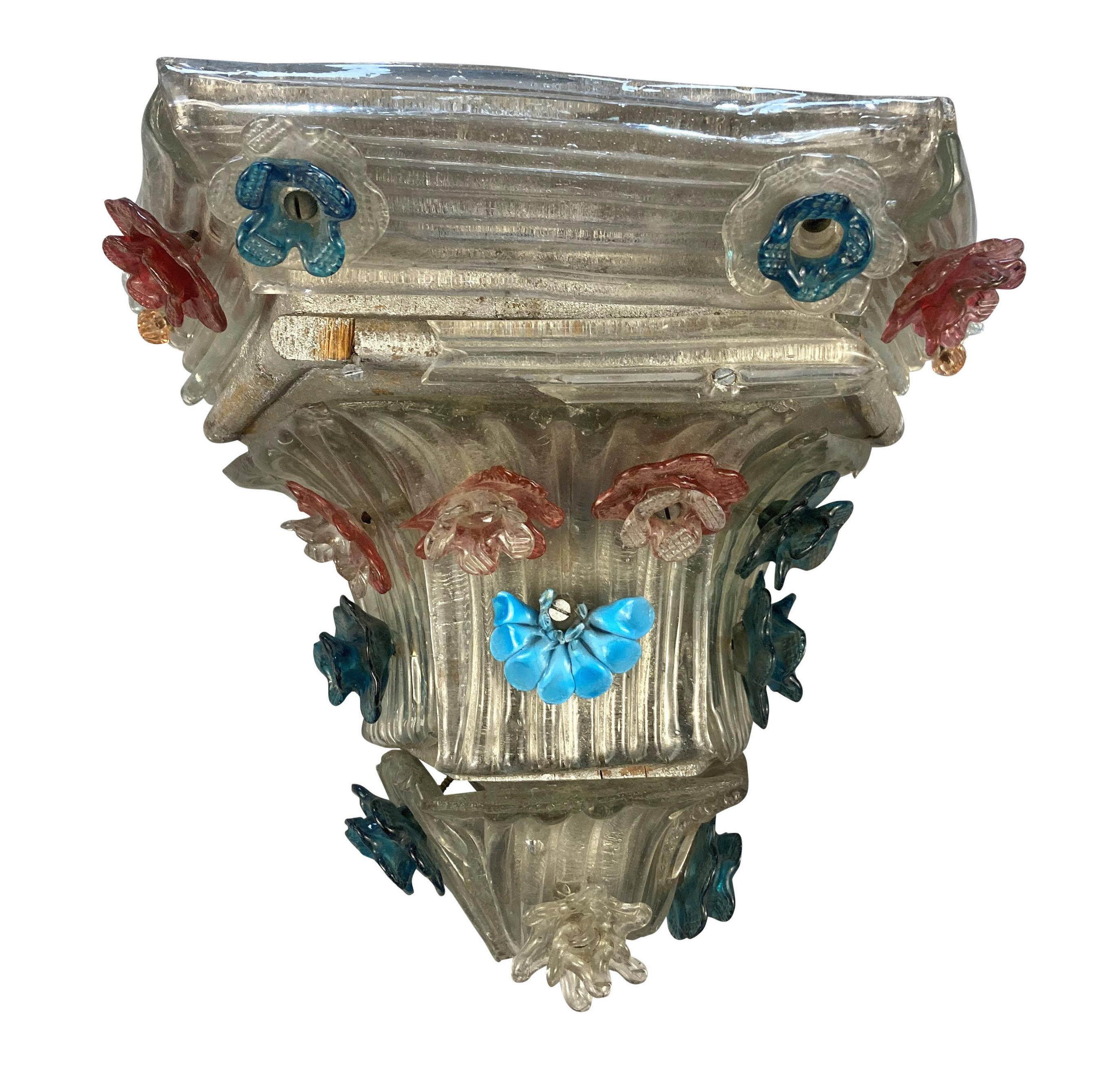 Italian Pair Of Venetian Wall Brackets For Sale