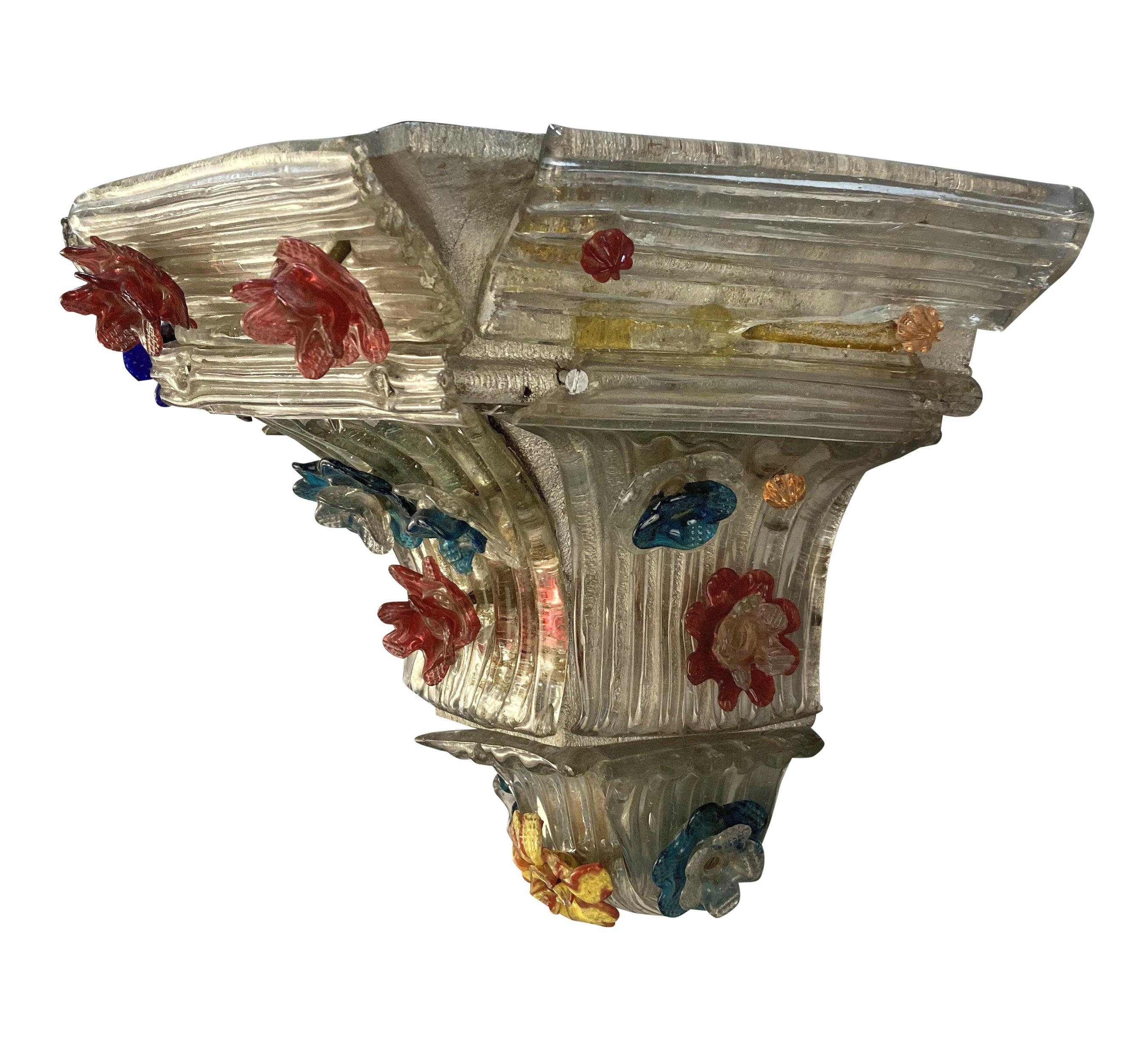 Pair Of Venetian Wall Brackets In Fair Condition For Sale In Kent, Dover