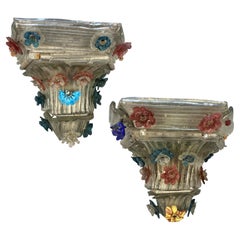 Pair Of Venetian Wall Brackets