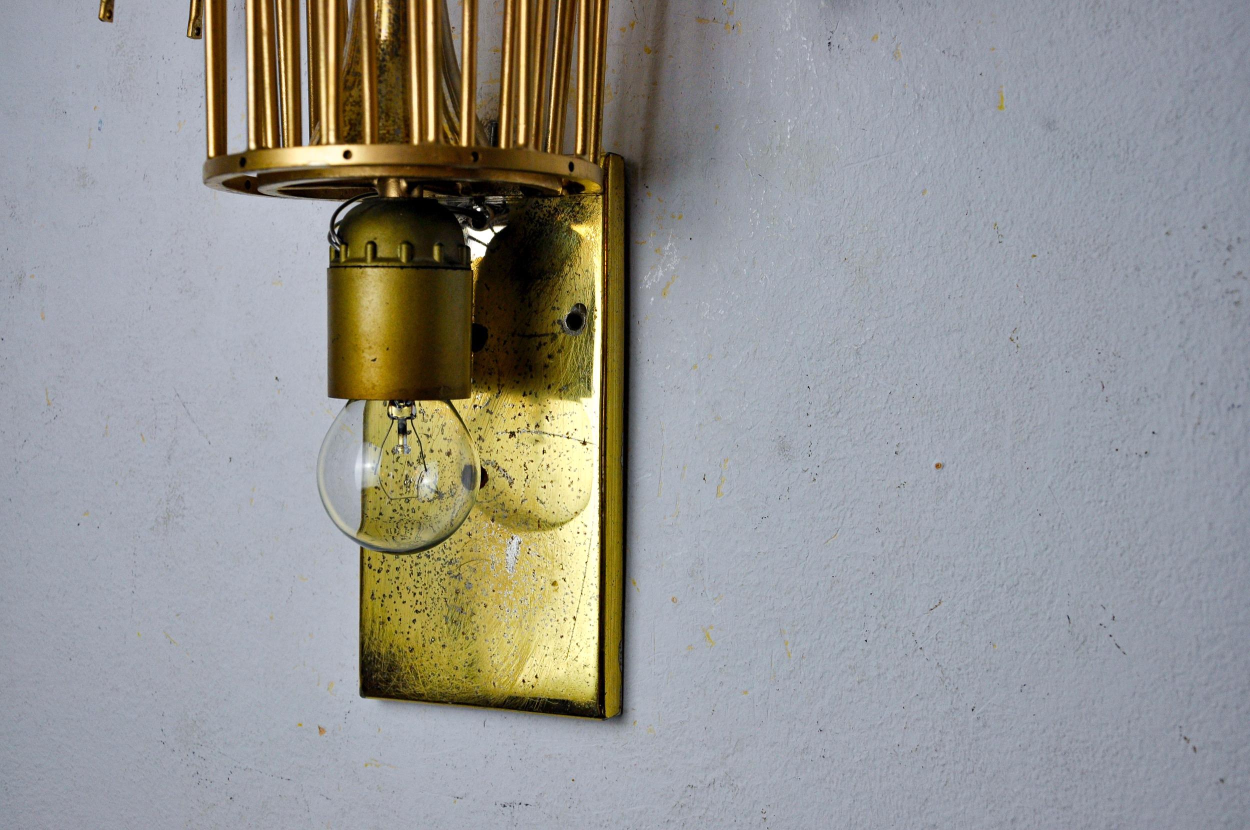 Cristallo Coppia di applique Venini 