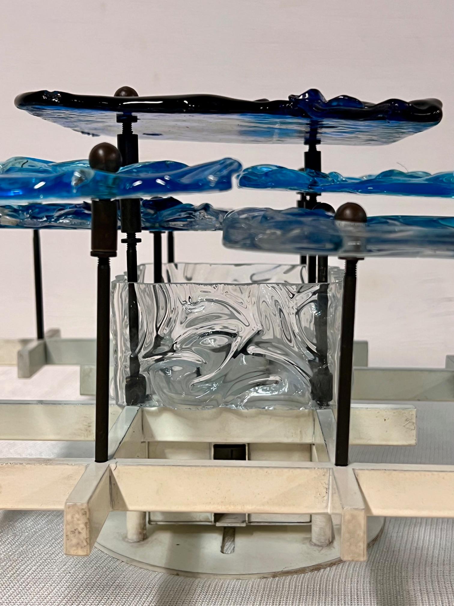 Pair of Venini Patchwork Murano Glass Sconces For Sale 3