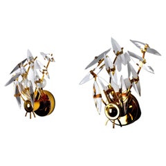 Pair of Venini Sconces, Italy, 1970