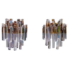 Pair of Venini sconces, Italy, 1970