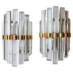 Pair of Venini Sconces, Italy, 1970