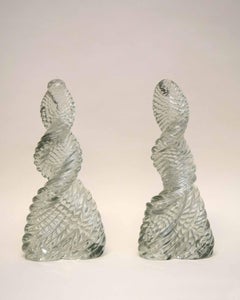 Coppia di Obelischi Torqued di Venini