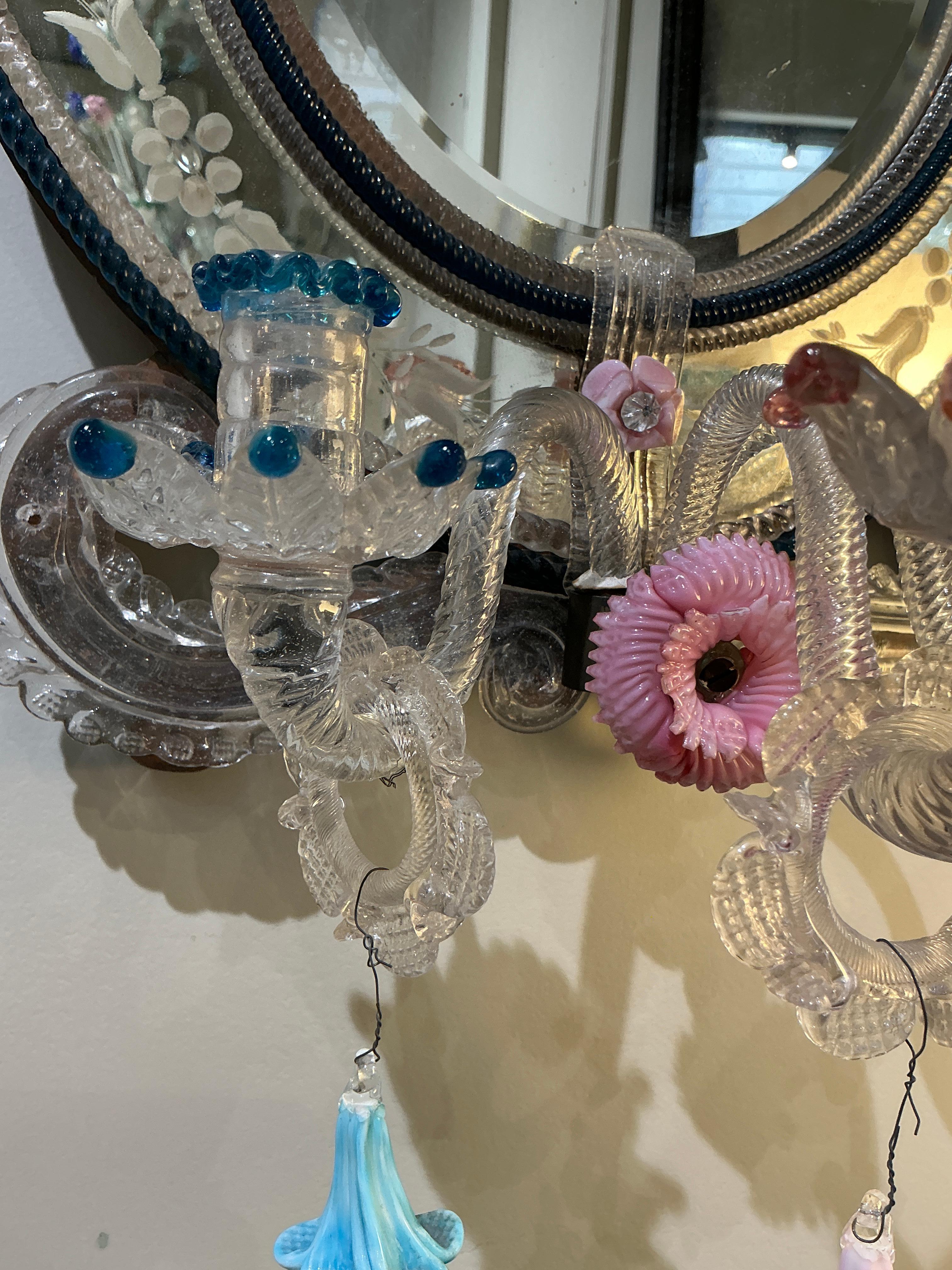 Coppia di appliques veneziane XIX sec. In condizioni buone in vendita a PARIS, FR