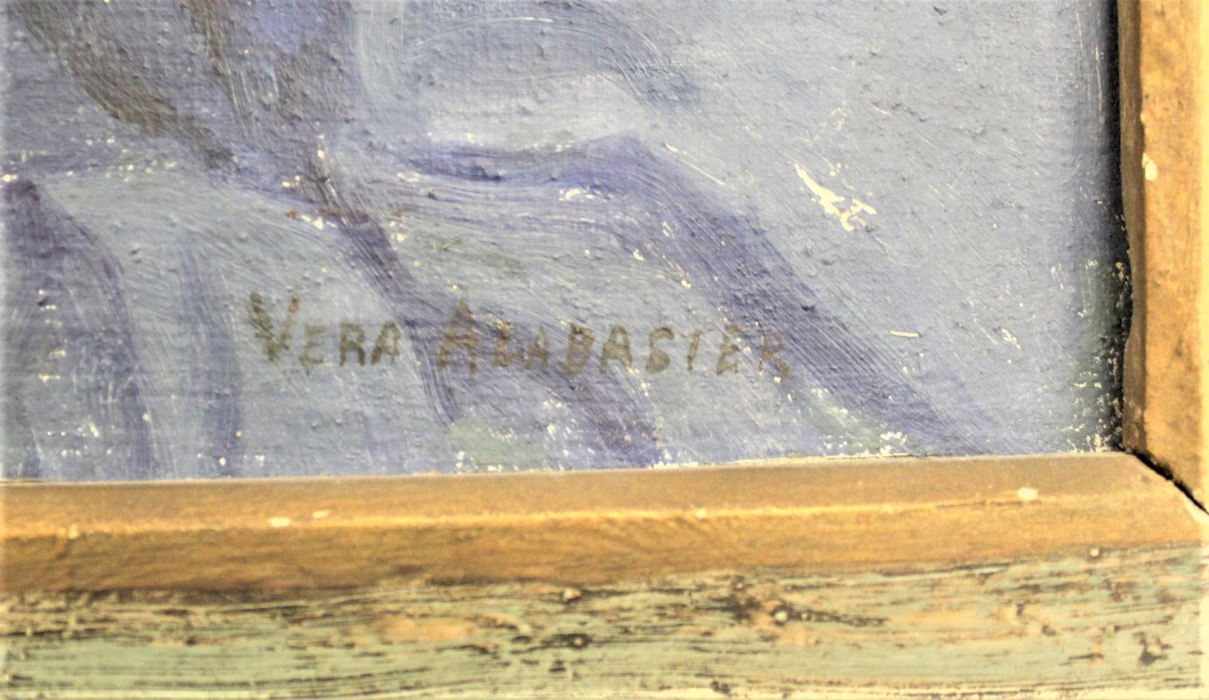 Paire de peintures à l'huile sur toile d'origine russes « russes » en albâtre Vera Bon état - En vente à Hamilton, Ontario