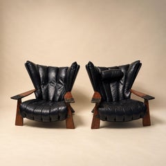 Pair of Verite Pacific Green Armchairs
