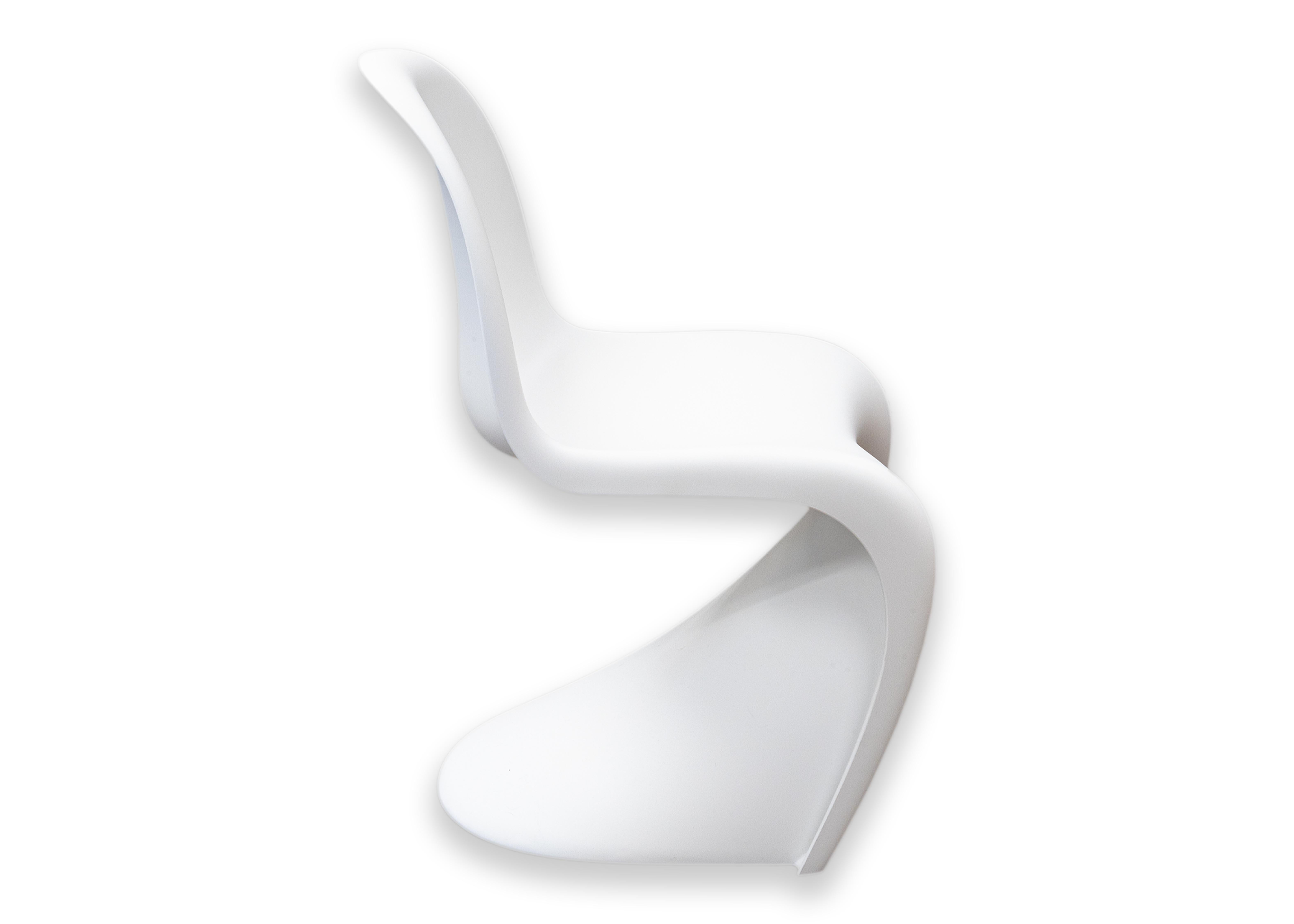 Pair of Verner Panton Design Within Reach Vitra 727 White Side Accent Chairs For Sale 4