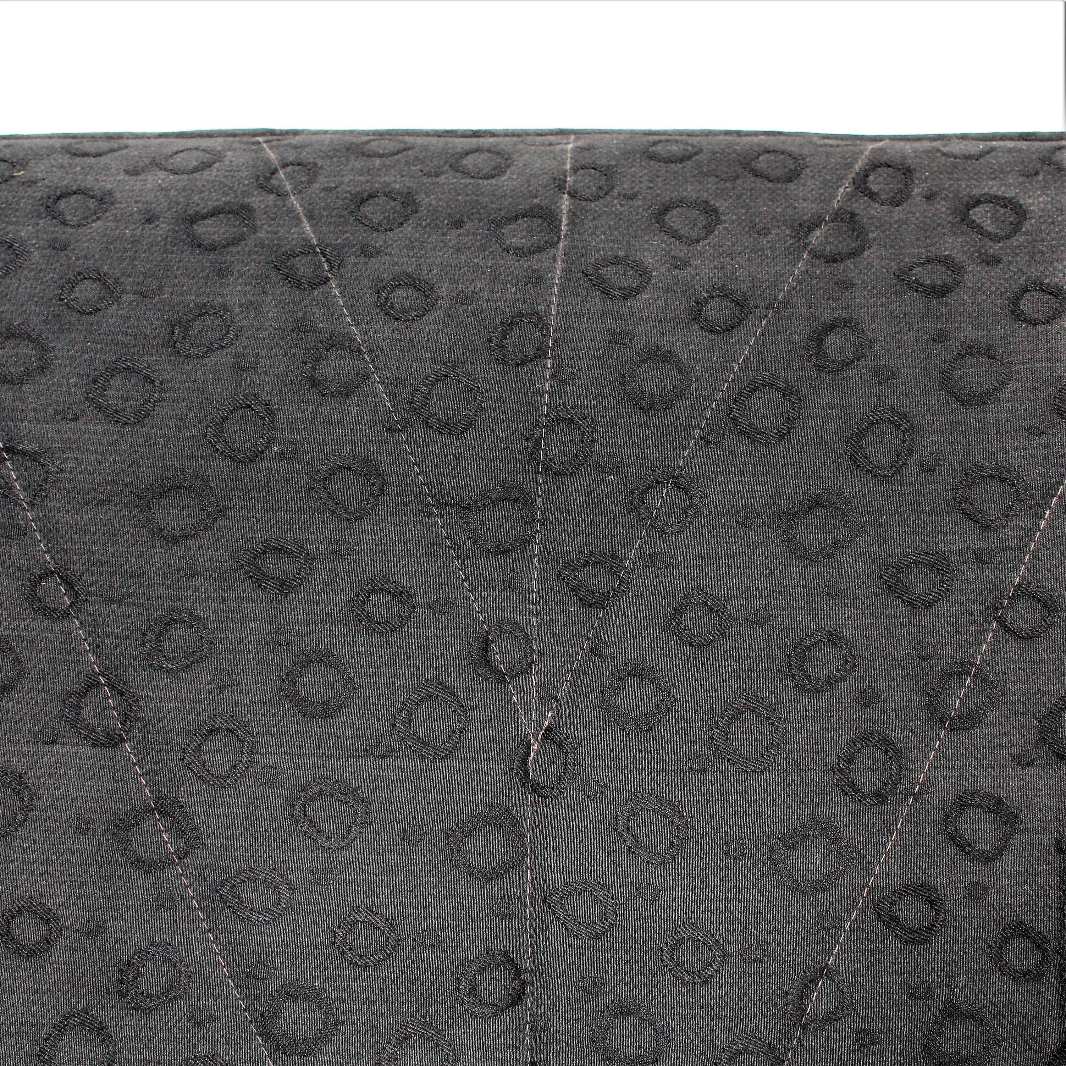 Pair of Verner Panton Style Midcentury Black Fiberglass Armchairs, 1970s 6