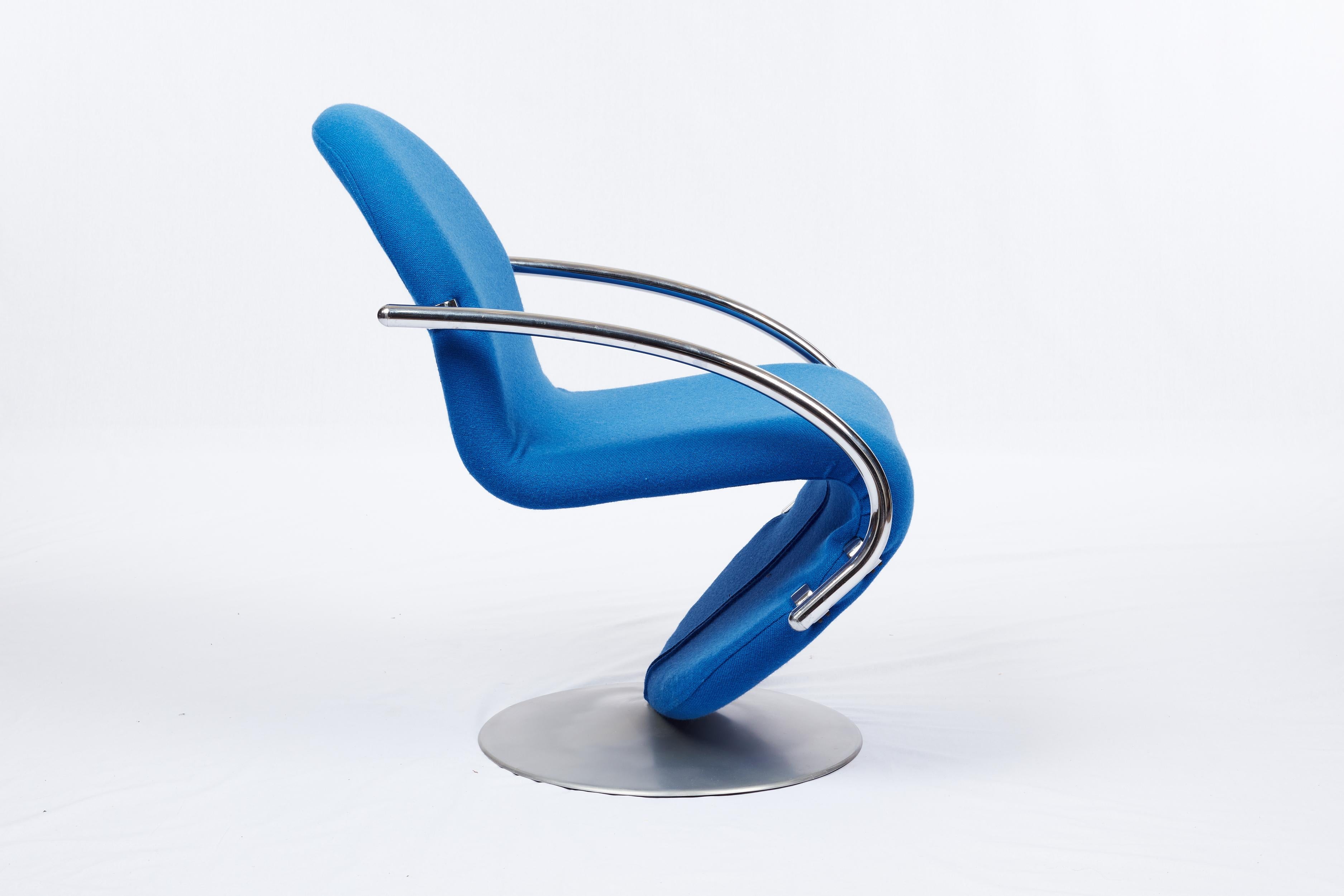 Fin du 20e siècle Paire de fauteuils pivotants Verner Panton System 1-2-3 en vente