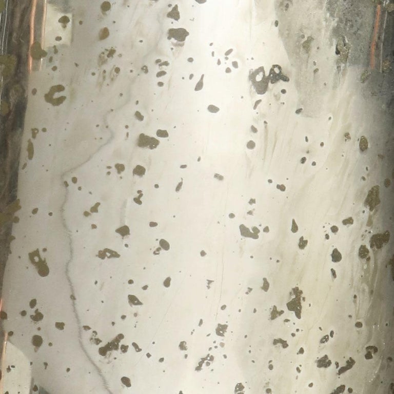 Pair of Verre Eglomisé Bottle Lamps For Sale at 1stdibs