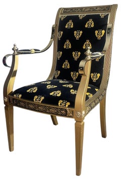 Pareja de Sillones Versace para Cappelletti Cantu. Italia, década de 1990.