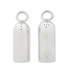 Pair of "Vertigo" Salt and Pepper Shakers signed Christofle