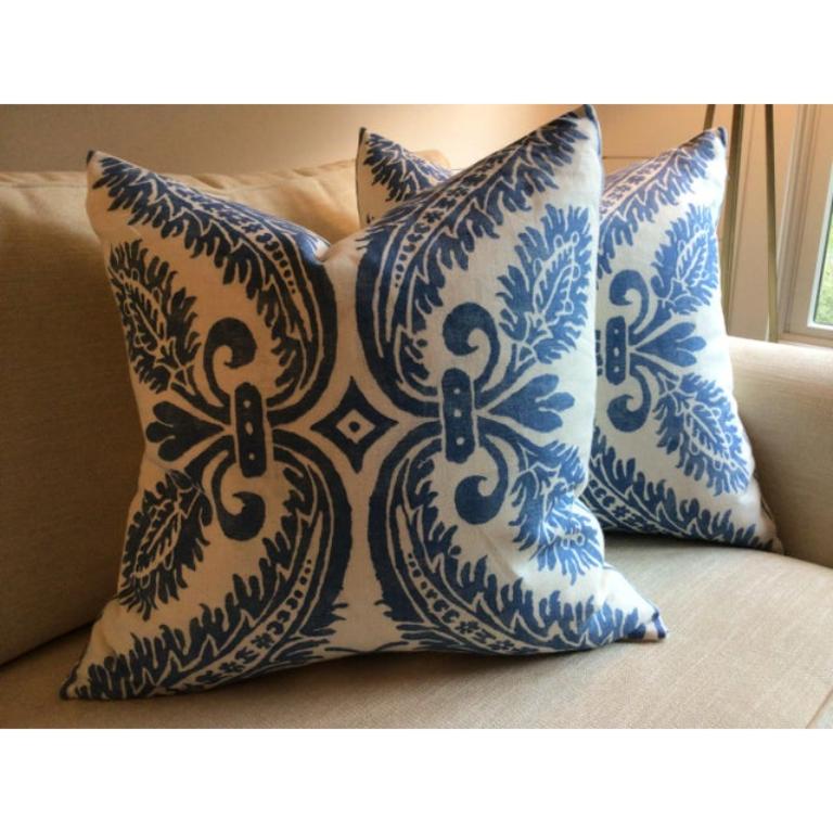 Pareja de almohadas rellenas de plumón de verbena 