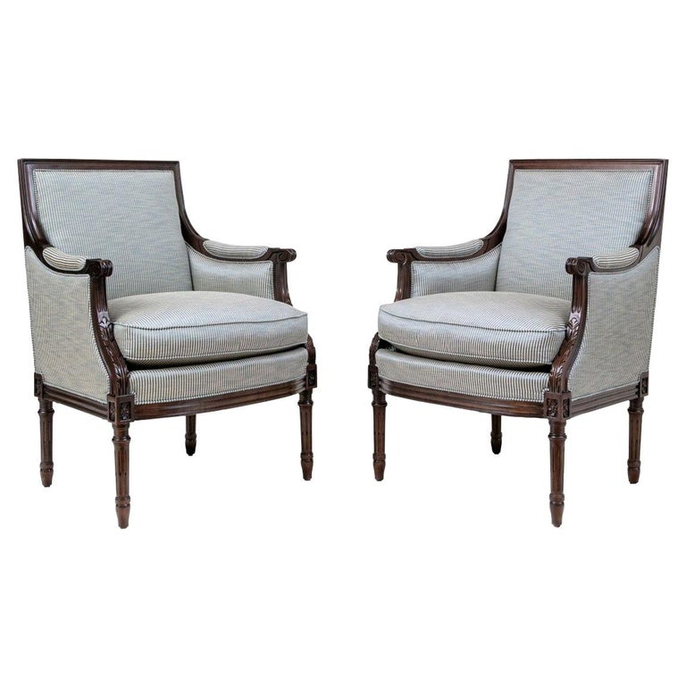 Pair of Very Fine Club Chairs by Hancock and Moore For Sale at 1stDibs