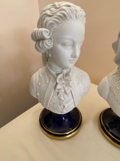 Pair of Very Fine Porcelain Figurines, Italian Production