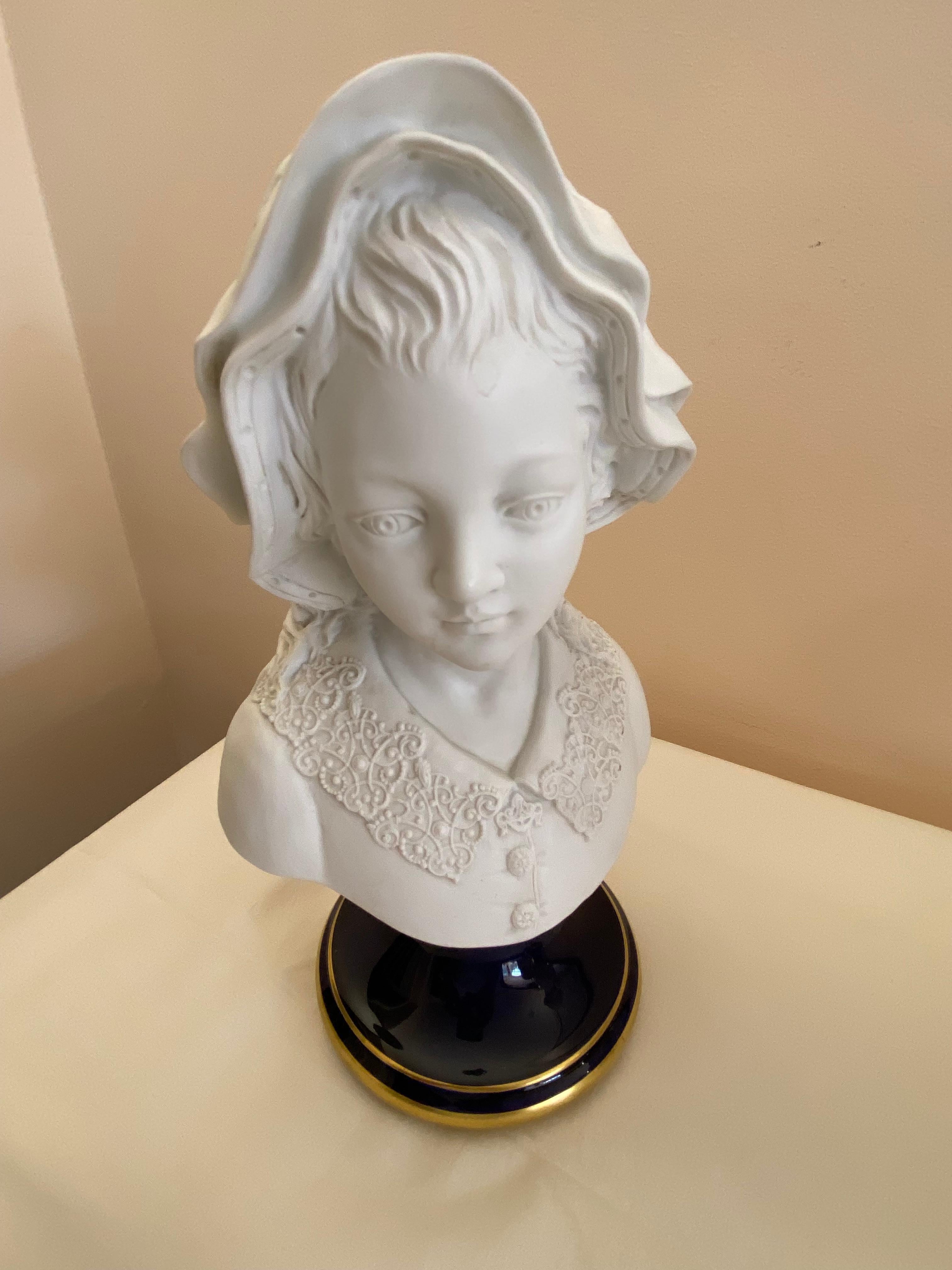 Pair of Very Fine Porcelain Figurines, Italian Production For Sale at