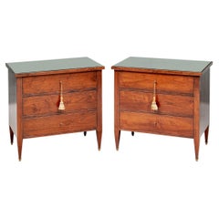 Pair of Very Fine Quality Mirror Top Chests