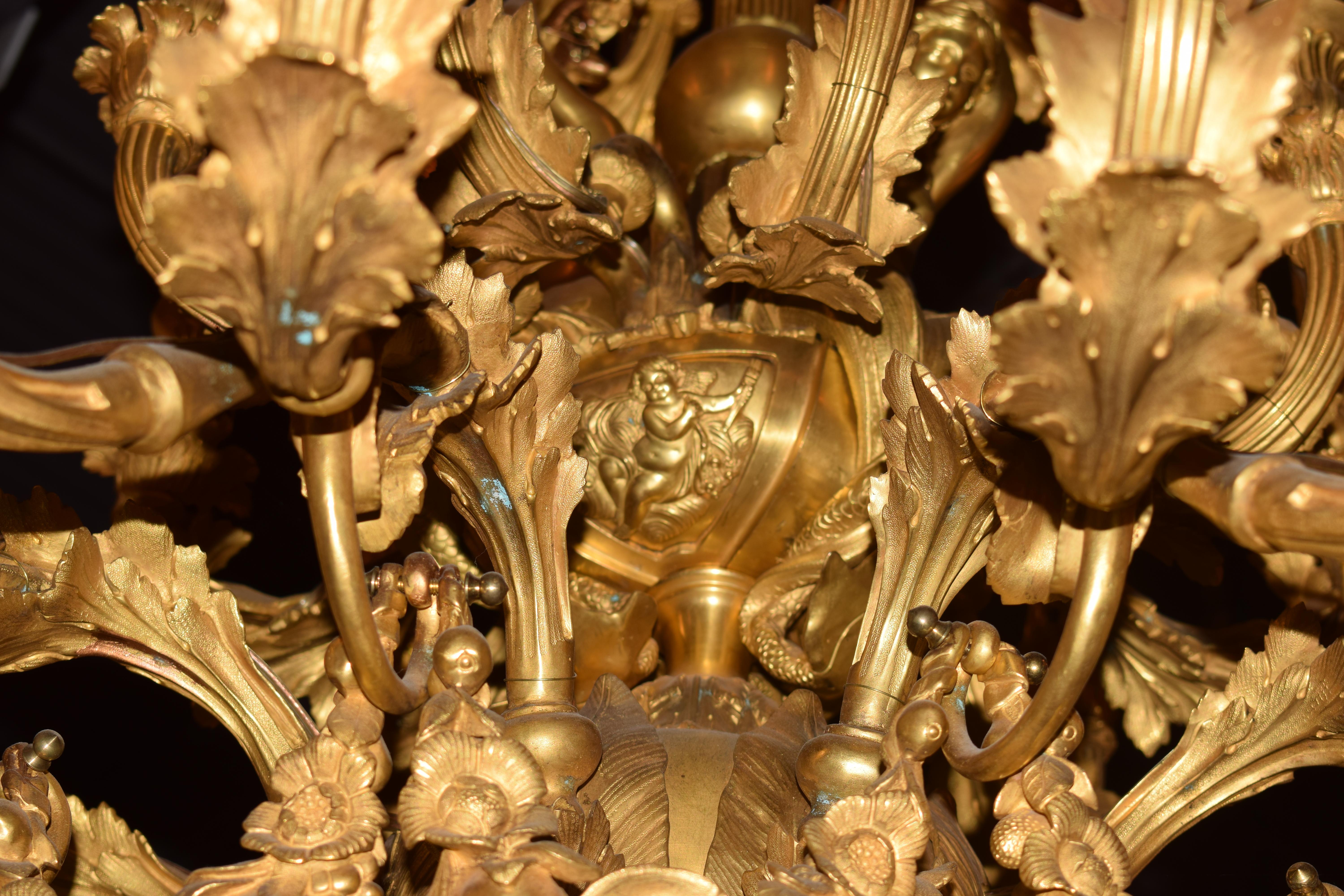 Bronze Pair of Very Important Louis XVI Wall Sconces For Sale