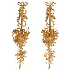 Pair of Very Important Louis XVI Wall Sconces