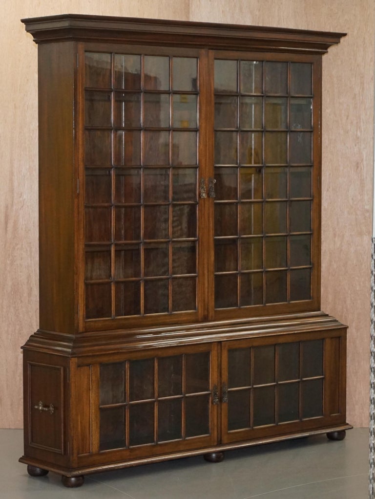 Georgian Pair of Very Important Samuel Pepys 1666 Large Library Bookcases After Original For Sale
