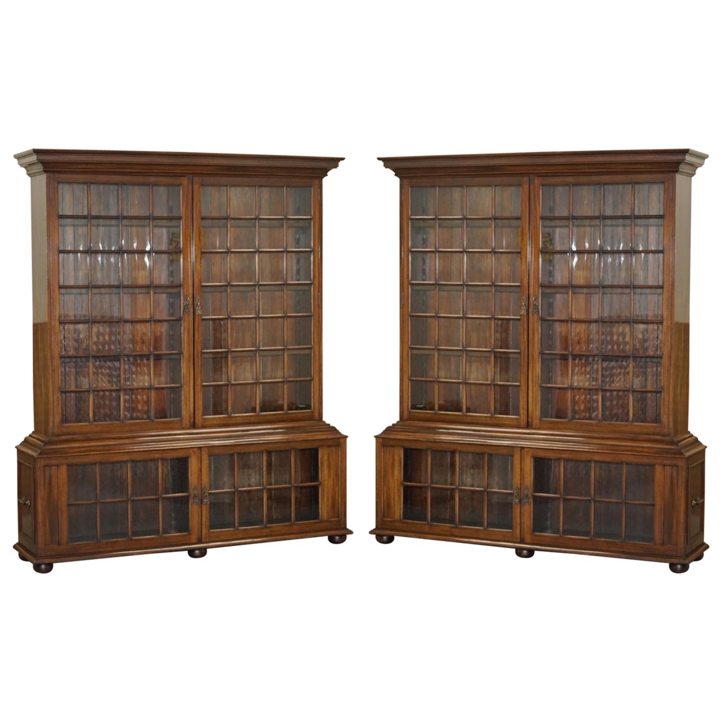 Ein Paar sehr bedeutende Samuel Pepys 1666 Große Bibliotheks Bücherregale nach Original