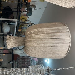 Pair of Very large Cotton String Chandeliers
