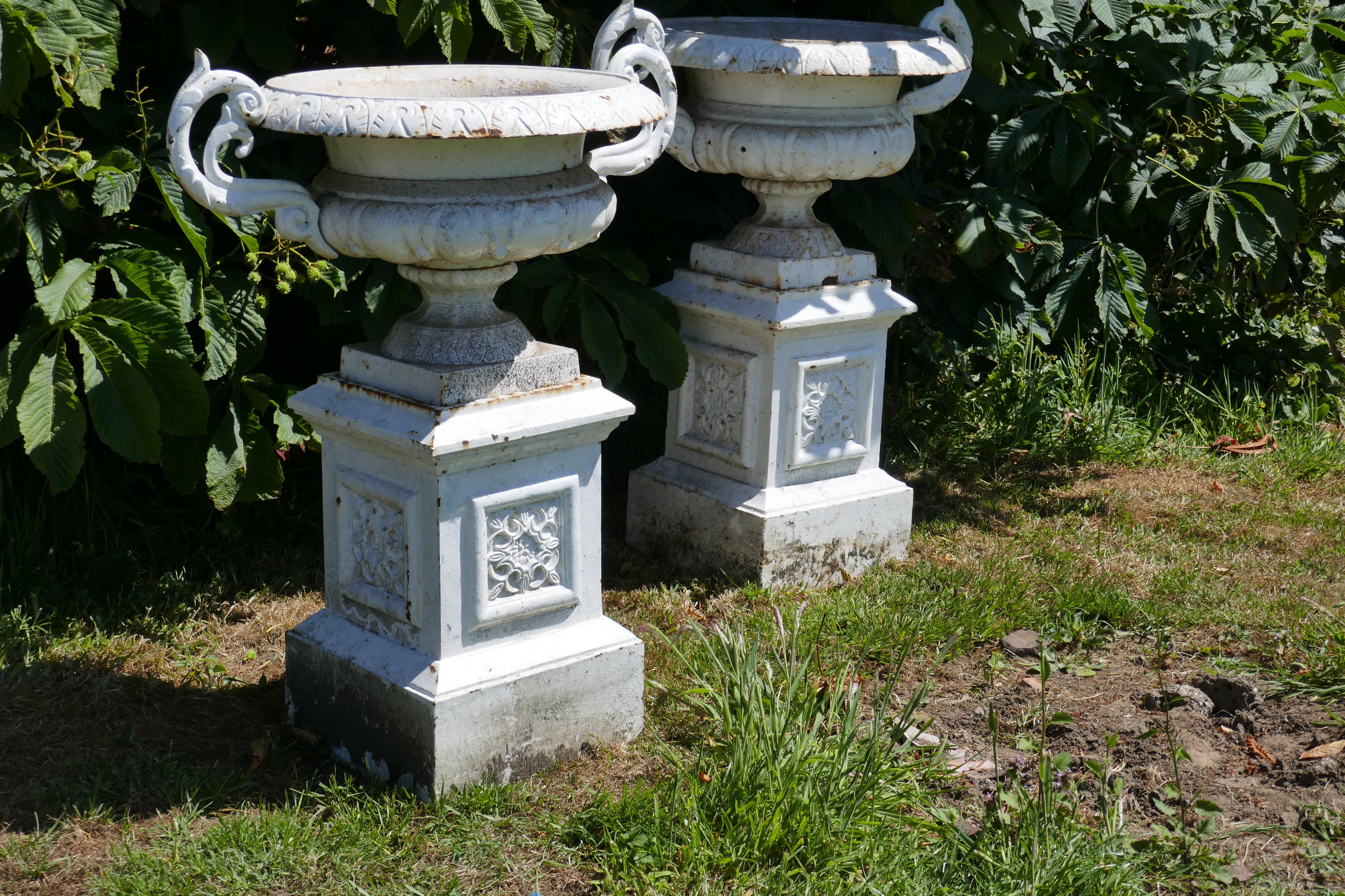 victorian garden urns