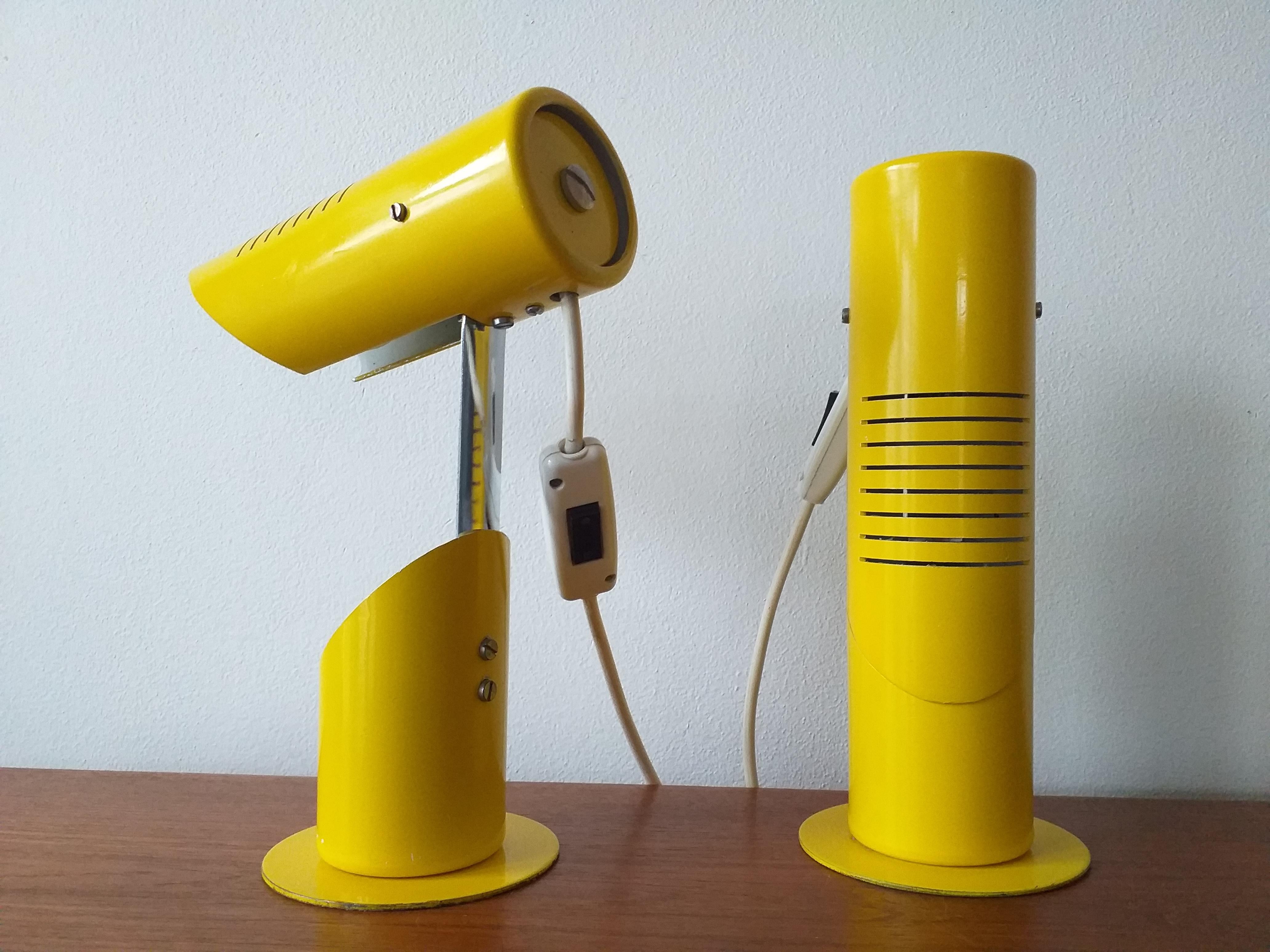 Pair of Very Rare Midcentury Table Lamps, Italy, 1960s 2