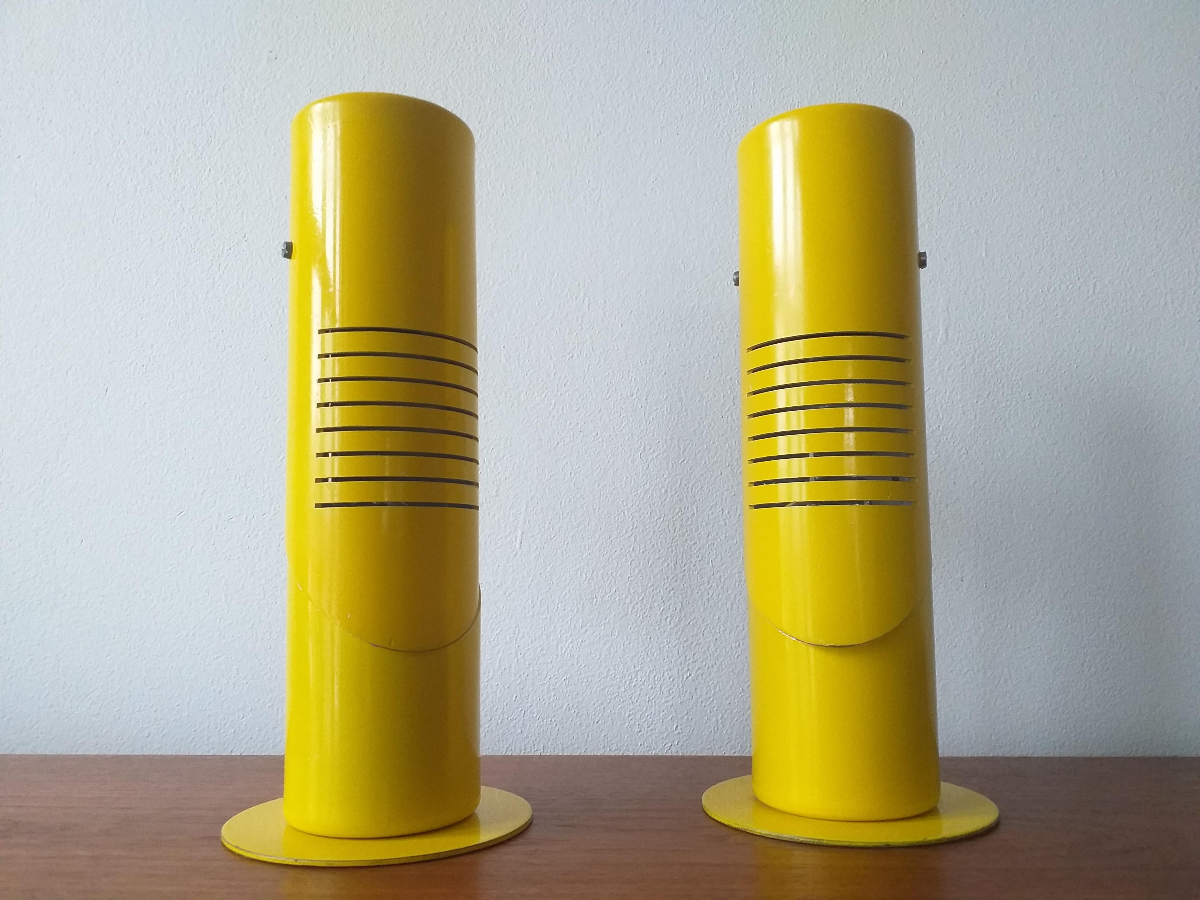 Italian Pair of Very Rare Midcentury Table Lamps, Italy, 1960s