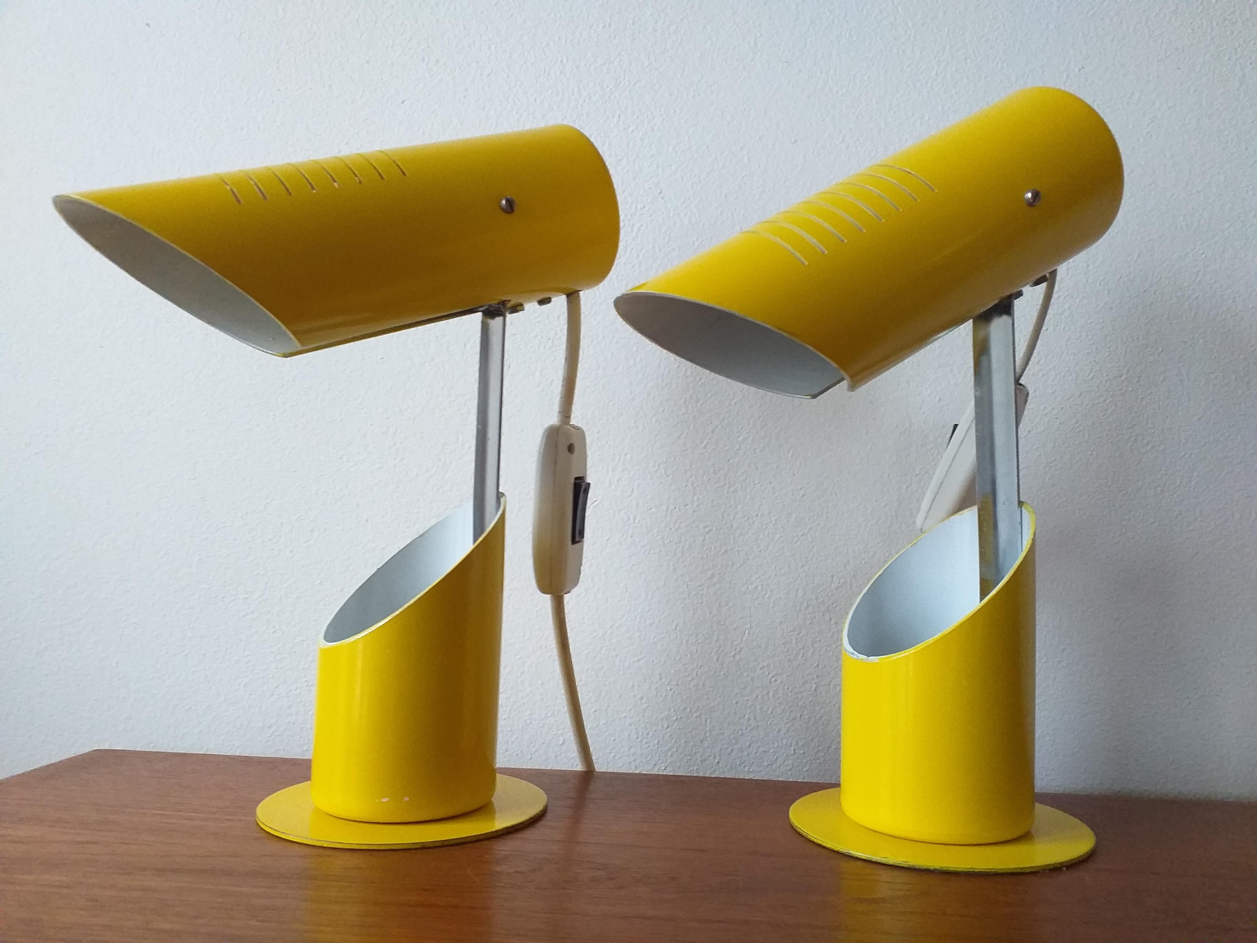 Mid-20th Century Pair of Very Rare Midcentury Table Lamps, Italy, 1960s