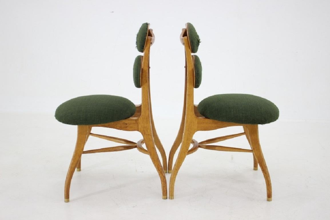 Pair of Very Rare Vilhelm Lauritzen Music Chair , Denmark For Sale 2