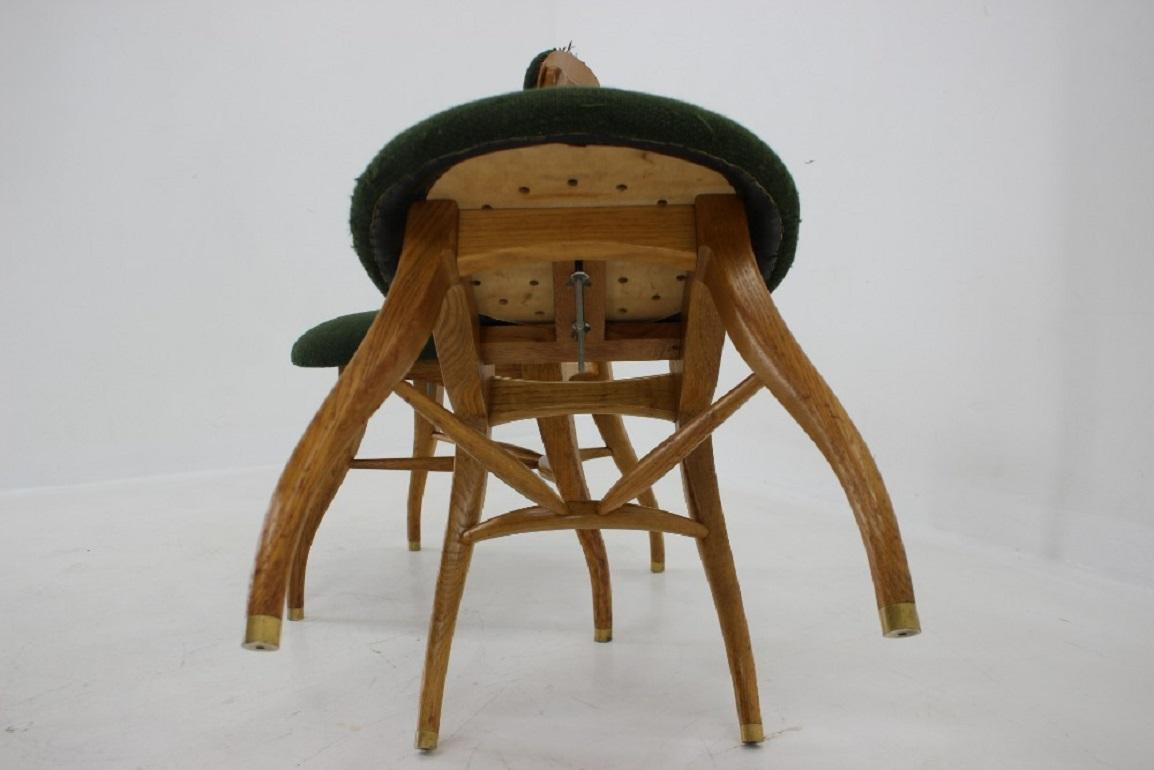 Pair of Very Rare Vilhelm Lauritzen Music Chair , Denmark For Sale 6