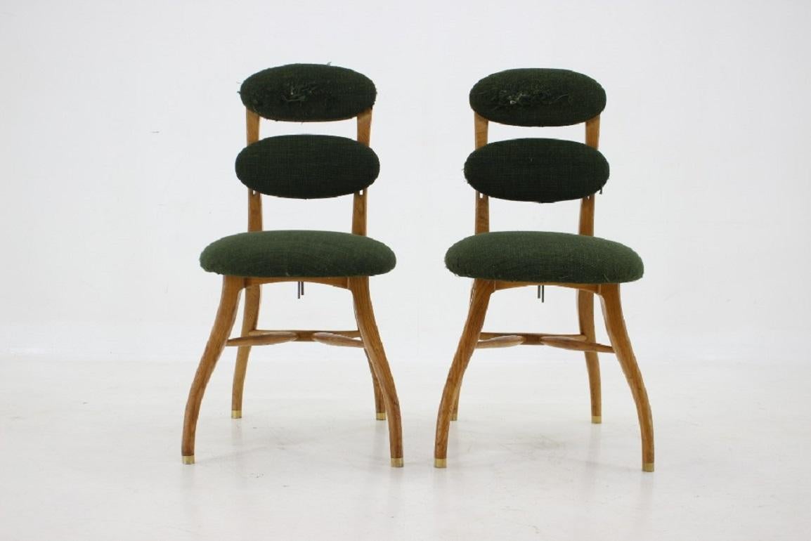 Mid-Century Modern Pair of Very Rare Vilhelm Lauritzen Music Chair , Denmark For Sale
