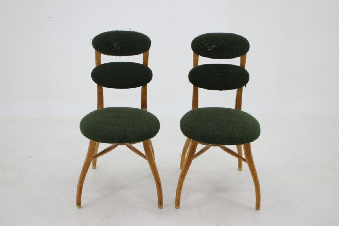 Danish Pair of Very Rare Vilhelm Lauritzen Music Chair , Denmark For Sale