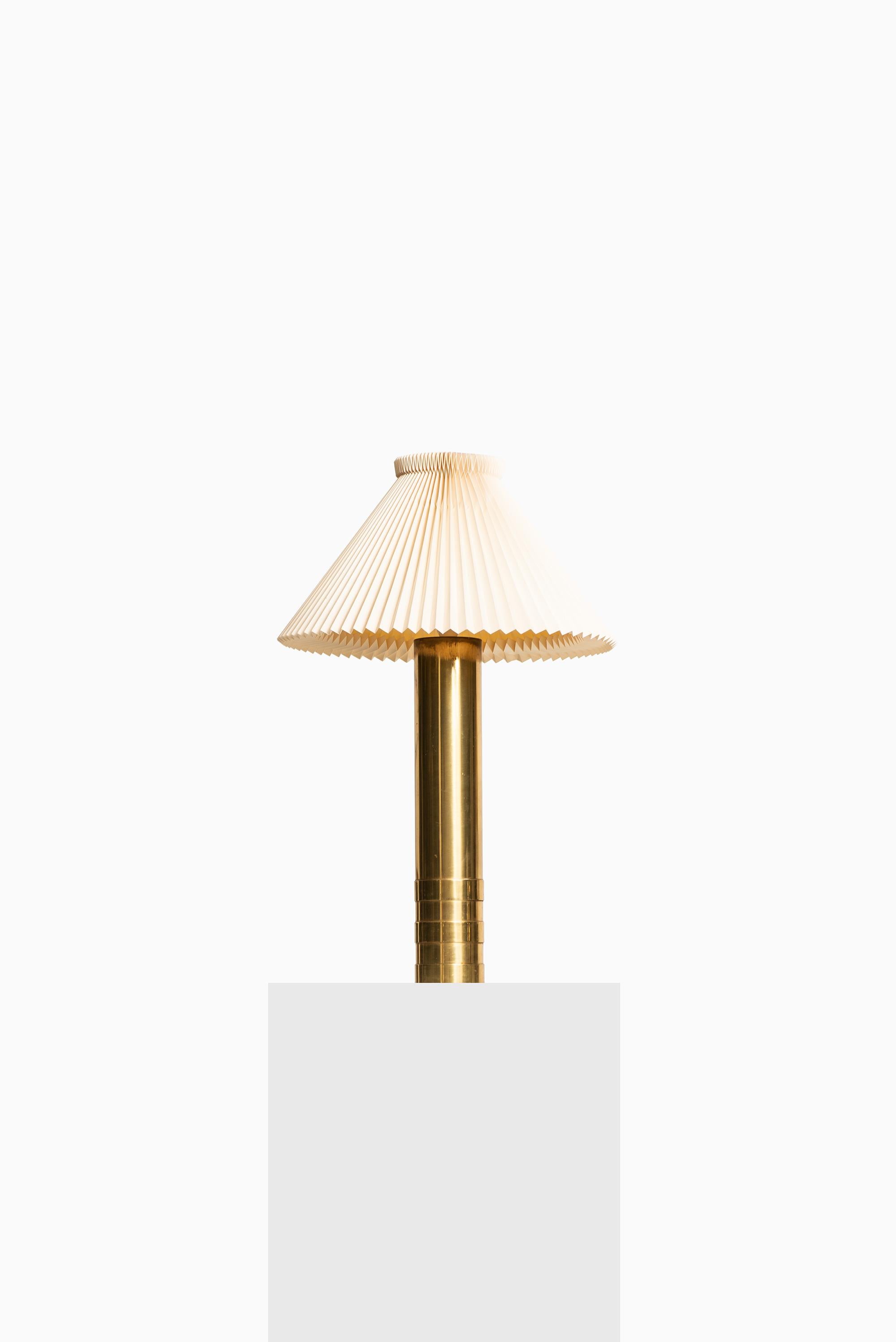 Scandinavian Modern Pair of Very Tall Table Lamps Produced in Sweden