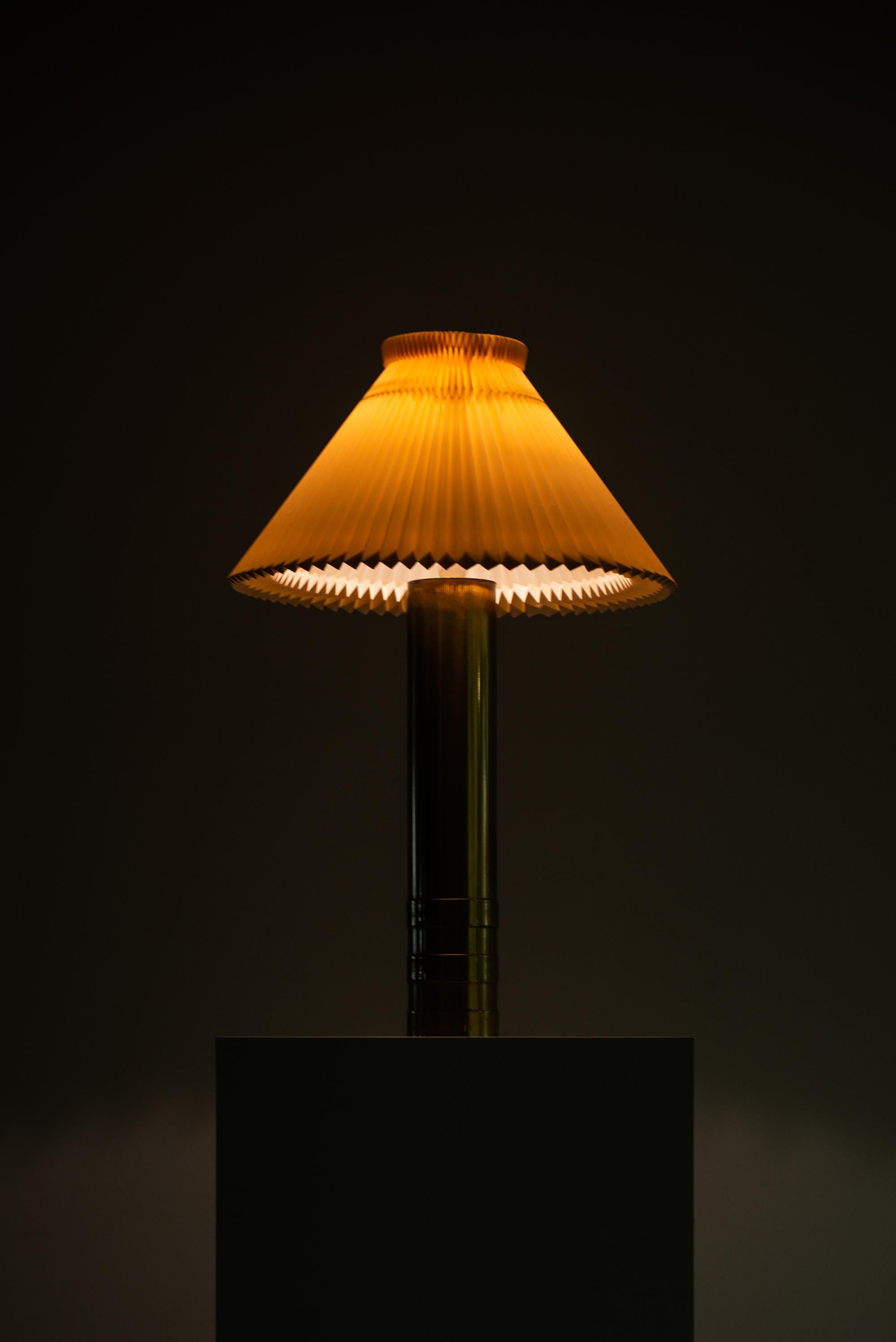 Mid-20th Century Pair of Very Tall Table Lamps Produced in Sweden