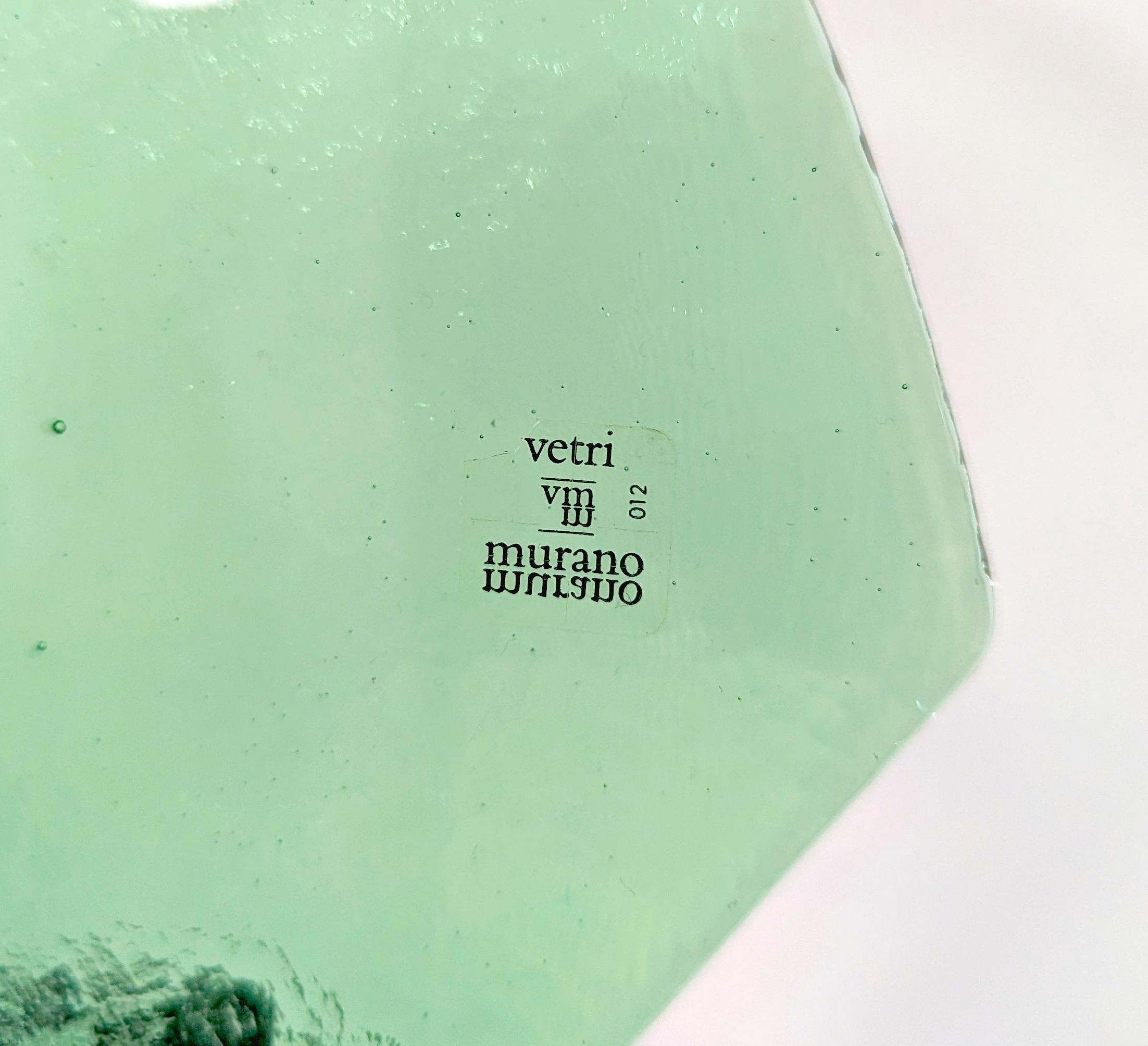 Paar Wandleuchter aus Murano-Glas von Vetri, Italien, 1980er Jahre (Italienisch) im Angebot