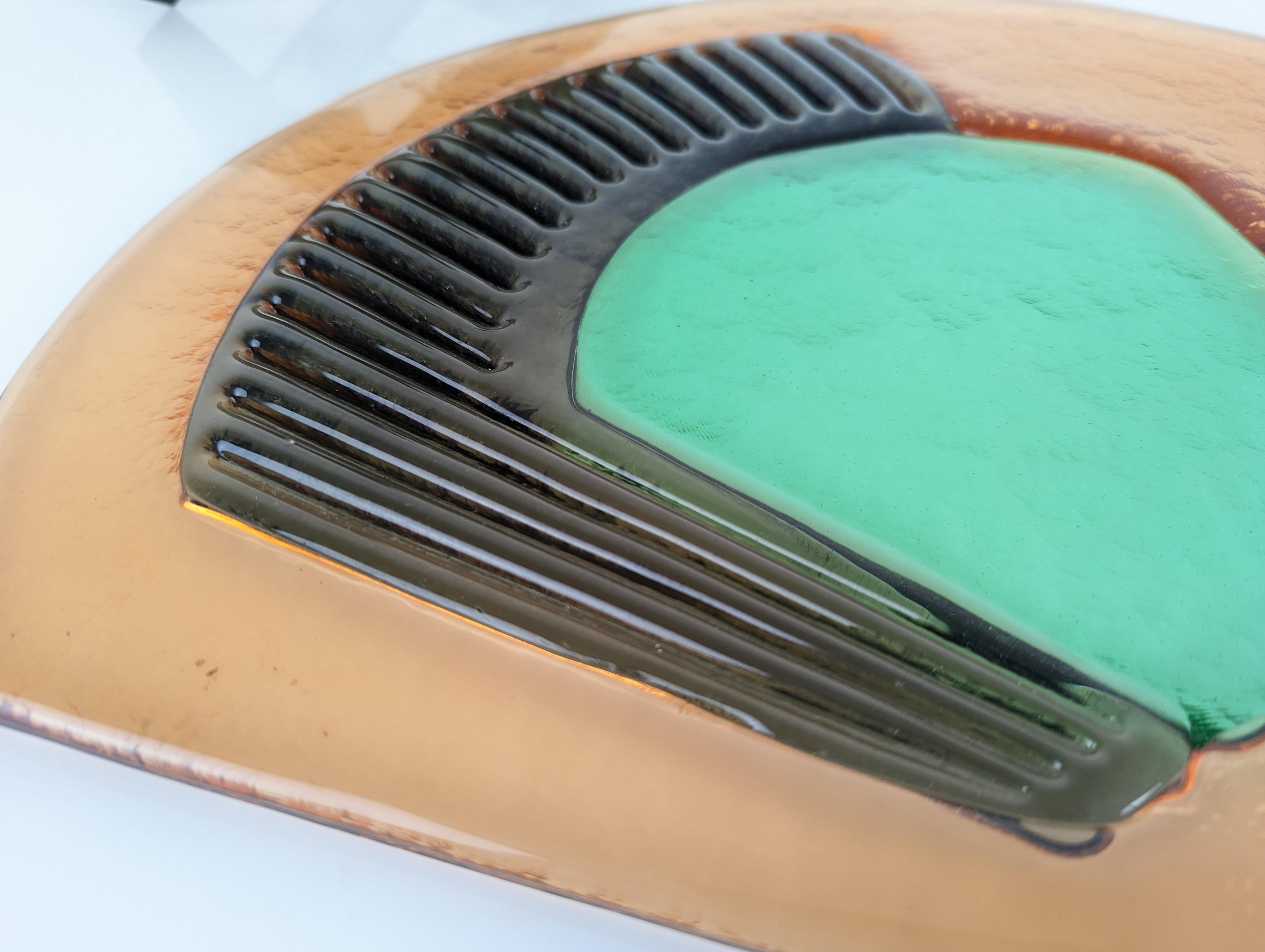 Paar Wandleuchter aus Murano-Glas von Vetri, Italien, 1980er Jahre (Handgefertigt) im Angebot