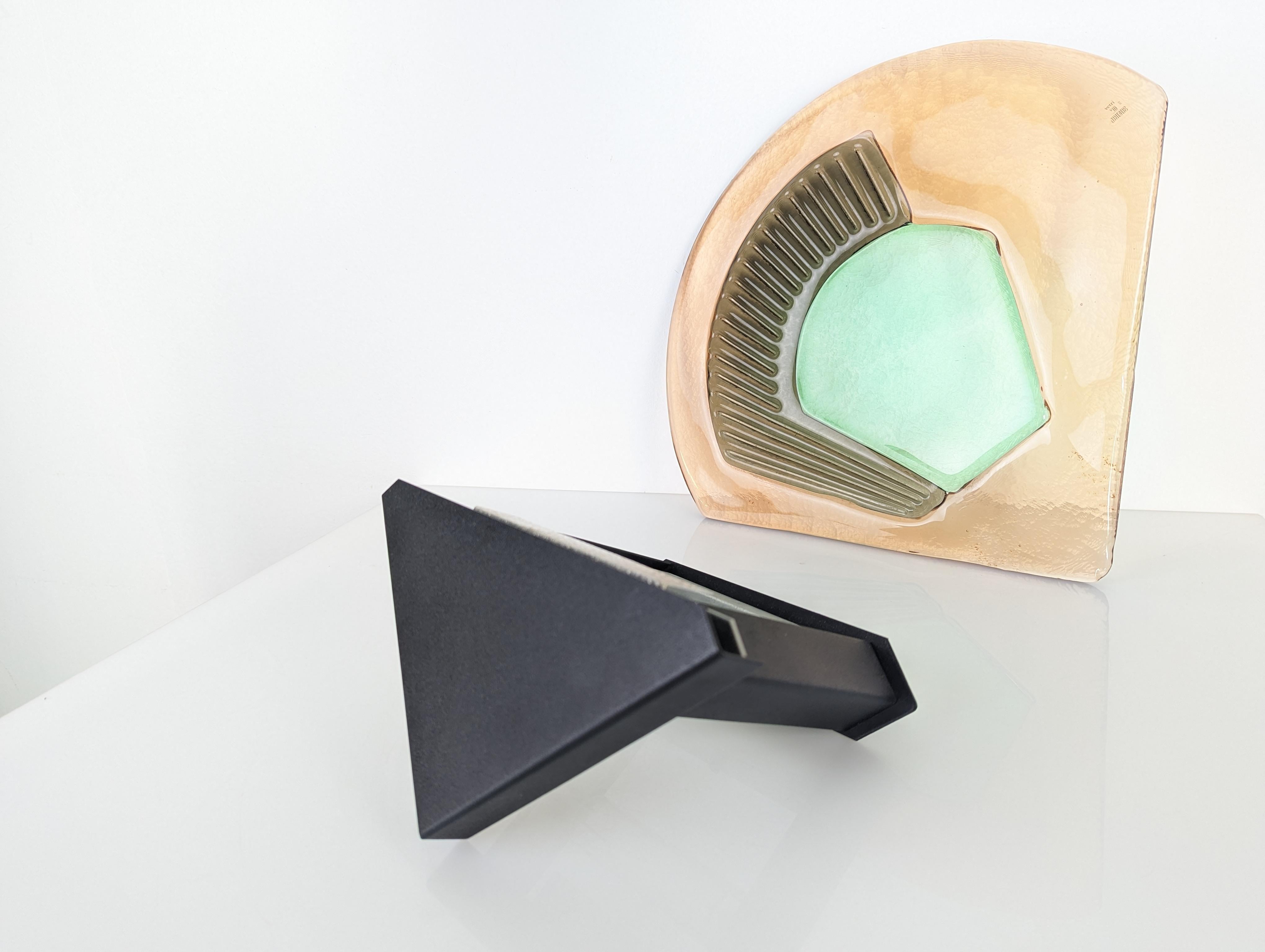 Paar Wandleuchter aus Murano-Glas von Vetri, Italien, 1980er Jahre (Ende des 20. Jahrhunderts) im Angebot