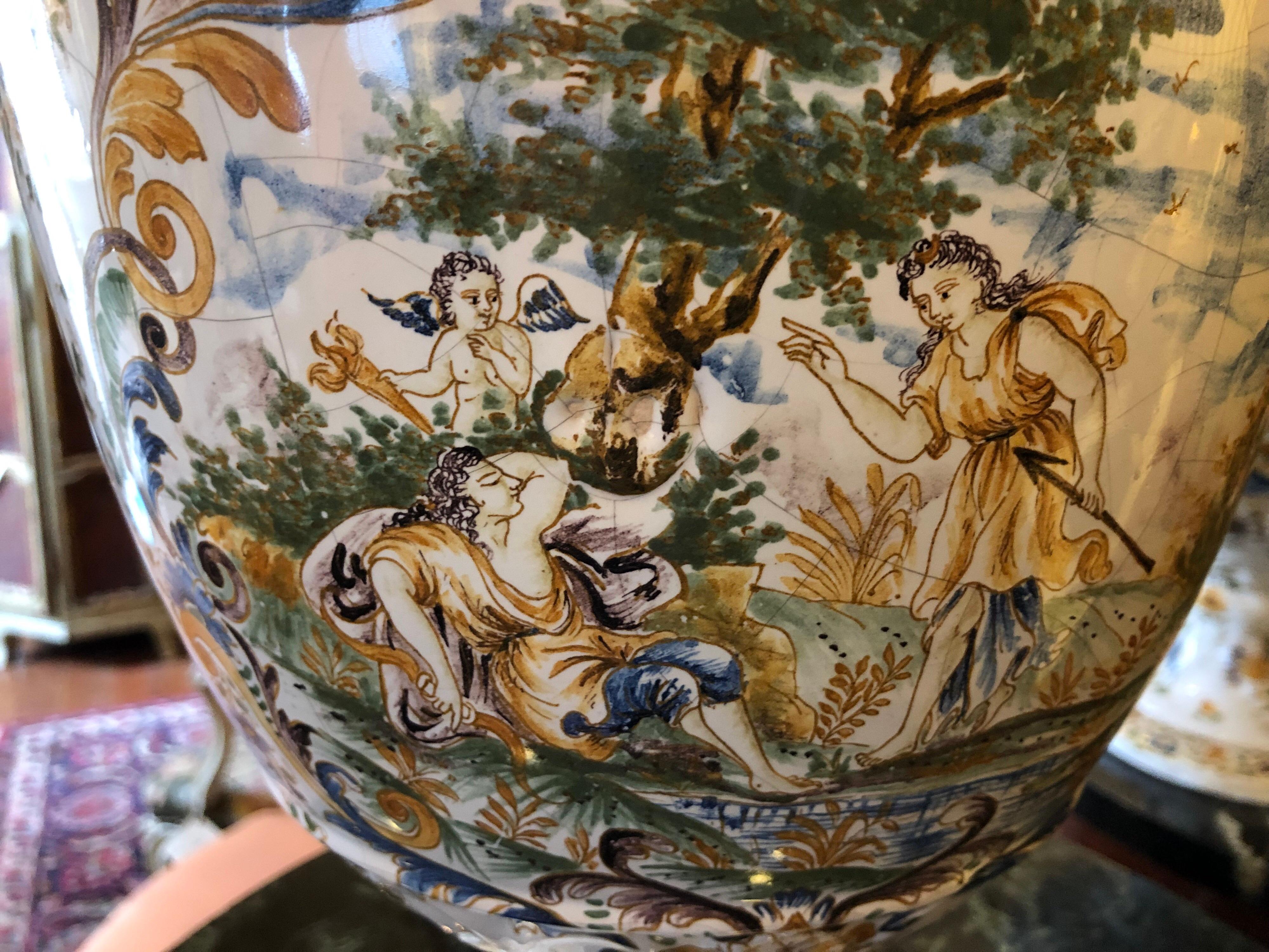 XIXe siècle Paire de vases Veuve Perrin