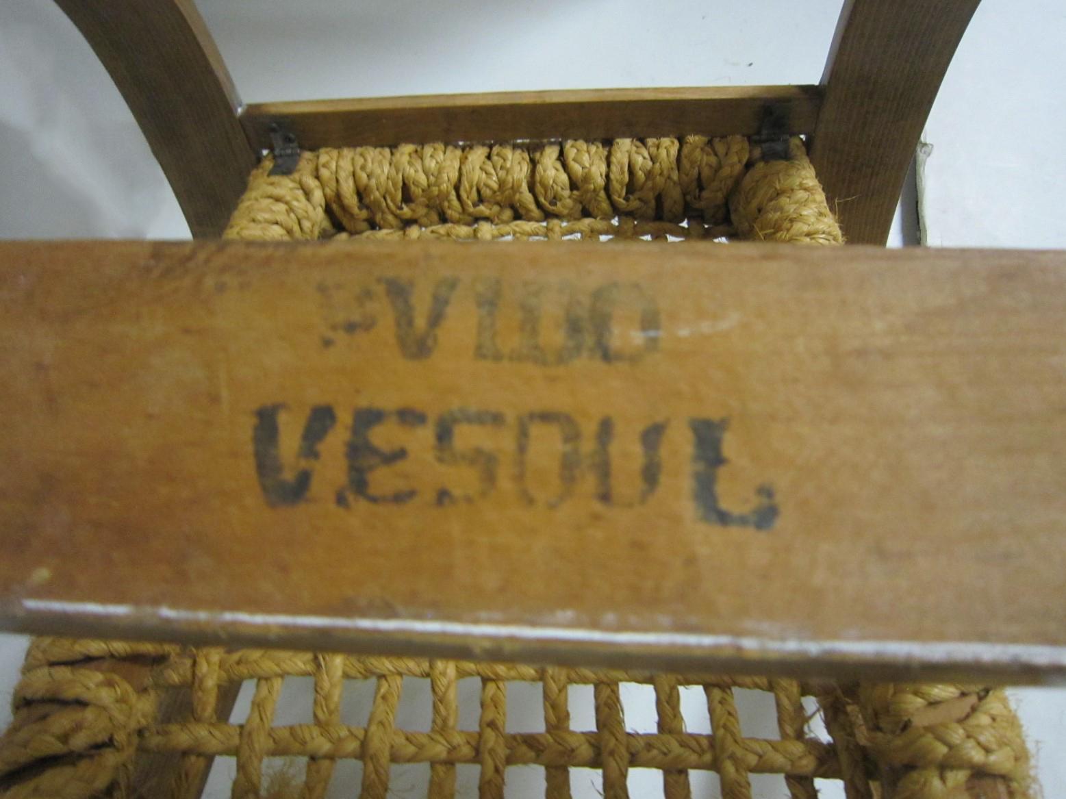 Ikonisches Paar Vibo Vesoul Freischwinger-Stühle von Adrien Audoux & Frida Minet im Angebot 13