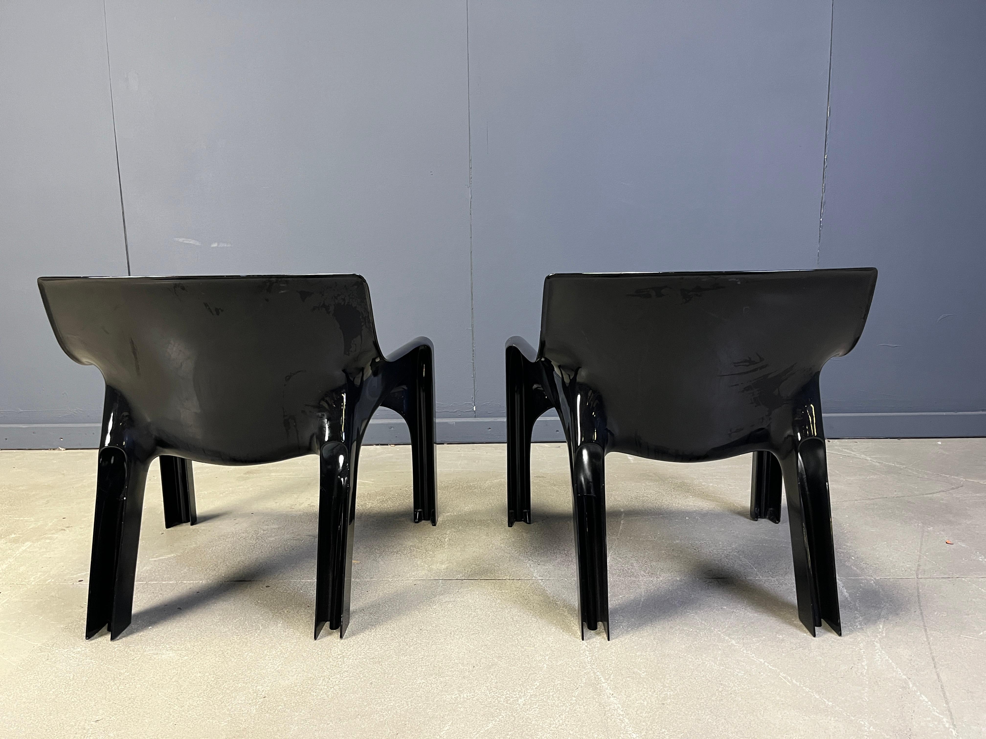 Coppia di poltrone Vicario di Vico Magistretti per Artemide, anni '70 in vendita 3