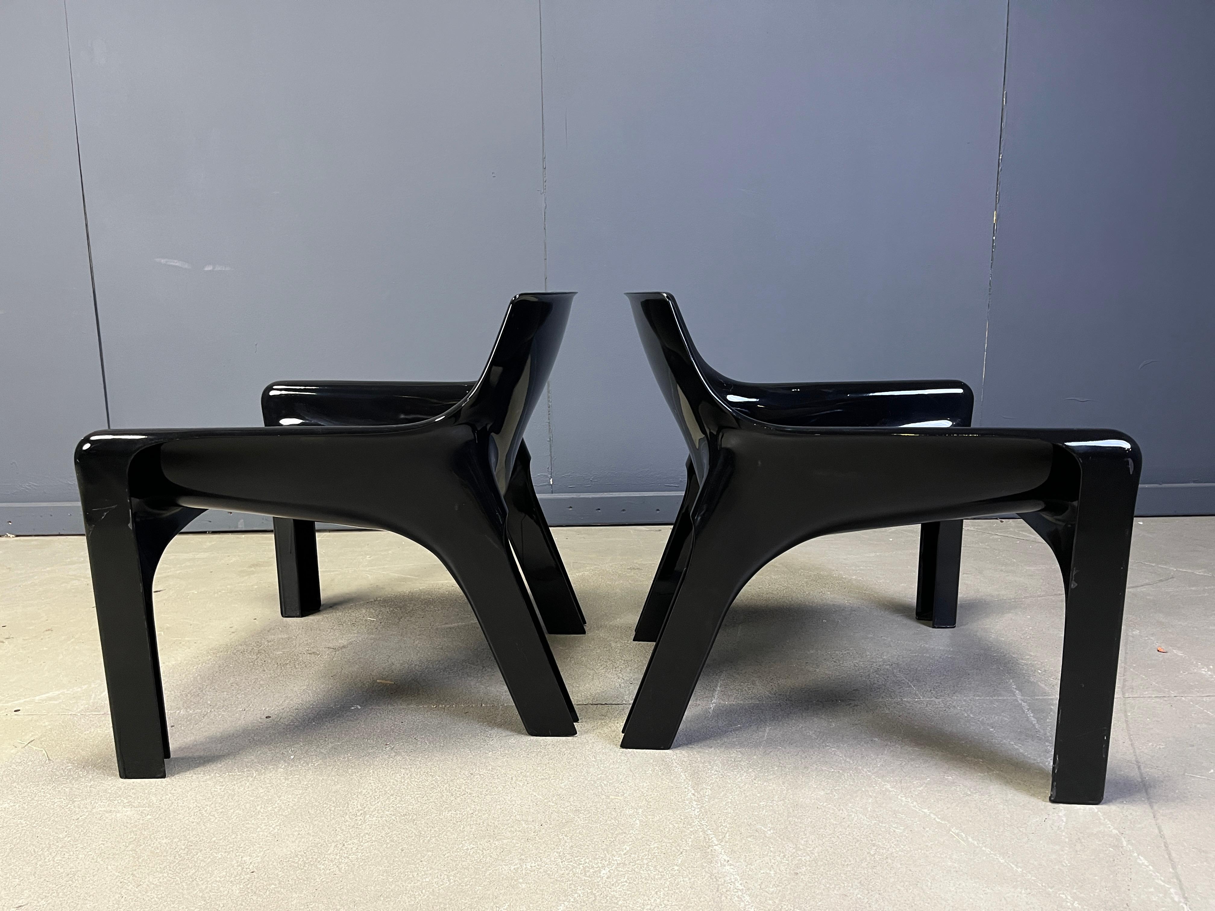 Coppia di poltrone Vicario di Vico Magistretti per Artemide, anni '70 in vendita 4