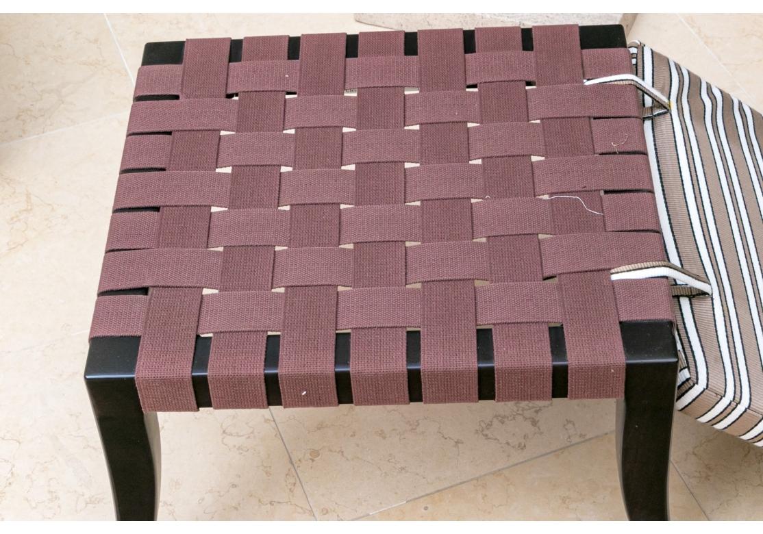 Pareja De Taburetes Estilo Klismos Vicente Wolf Para Niedermaier en venta 2