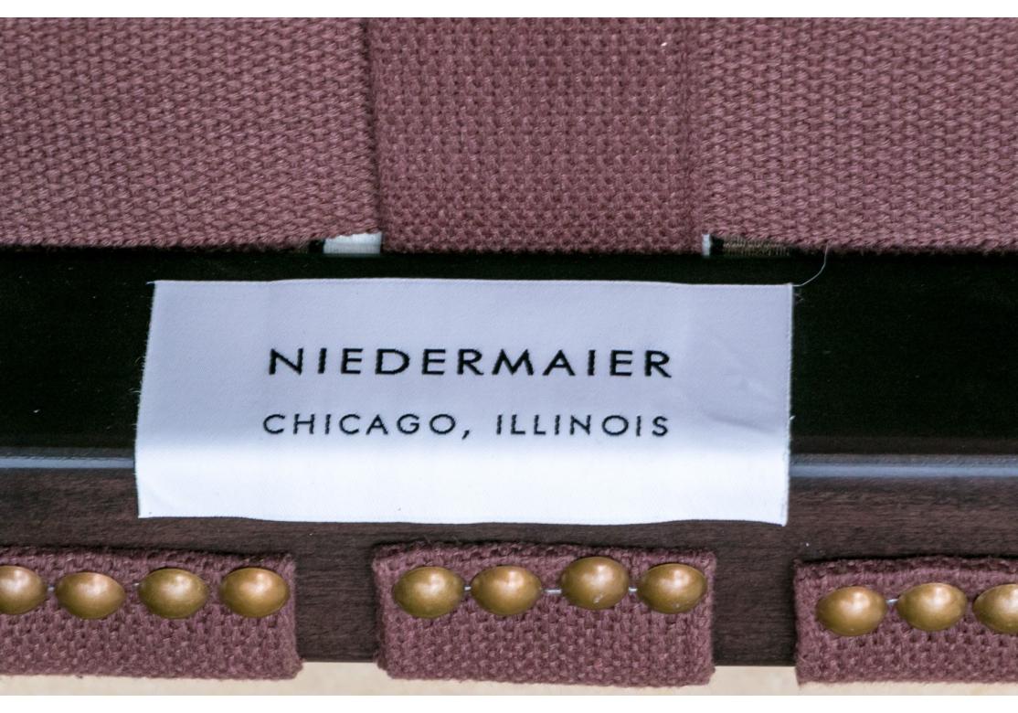Pareja De Taburetes Estilo Klismos Vicente Wolf Para Niedermaier en venta 3