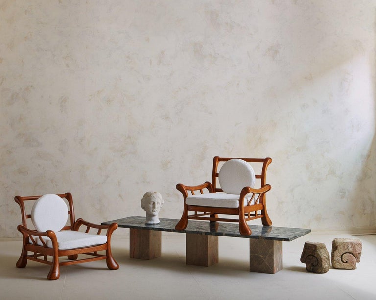 Pair of Vicenza Stone Sculptures, Italy, 1700s For Sale at 1stDibs